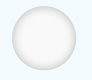 white glass button