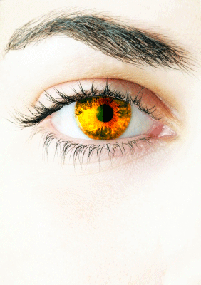 fiery eye