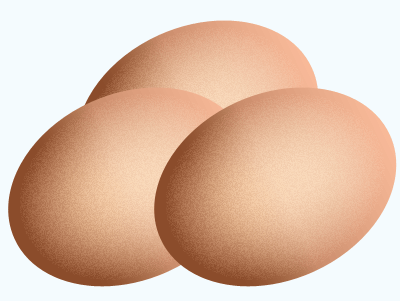 draw brown egg