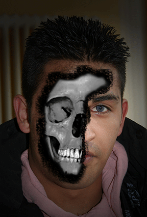 alt="skull face effect"