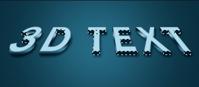 photoshop 3d text effect