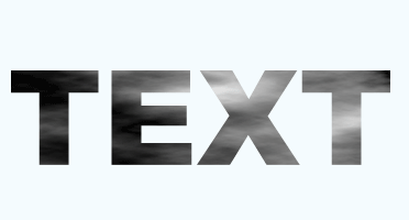 cloudy text