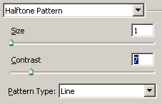 lining text