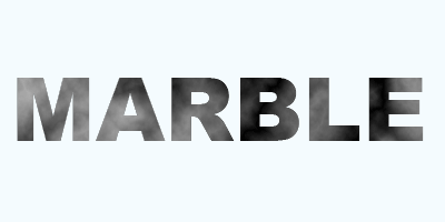 marble text
