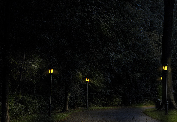 turn day to night scene