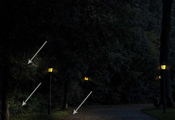 turn day to night effect photo