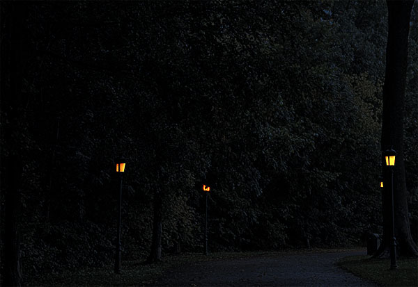 turn day night scene