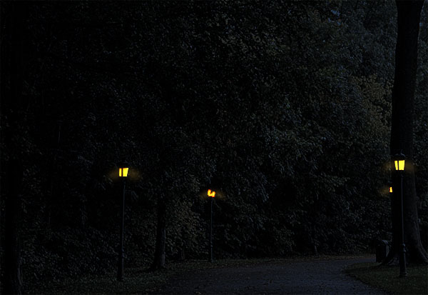 turn day night scene
